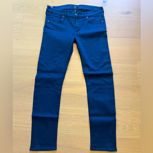 NWOT Arielle mid rise slim Citizens of Humanity dark wash jean. - Picture 1 of 6